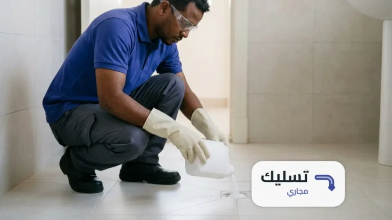 طريقة تسليك المجاري بالفلاش