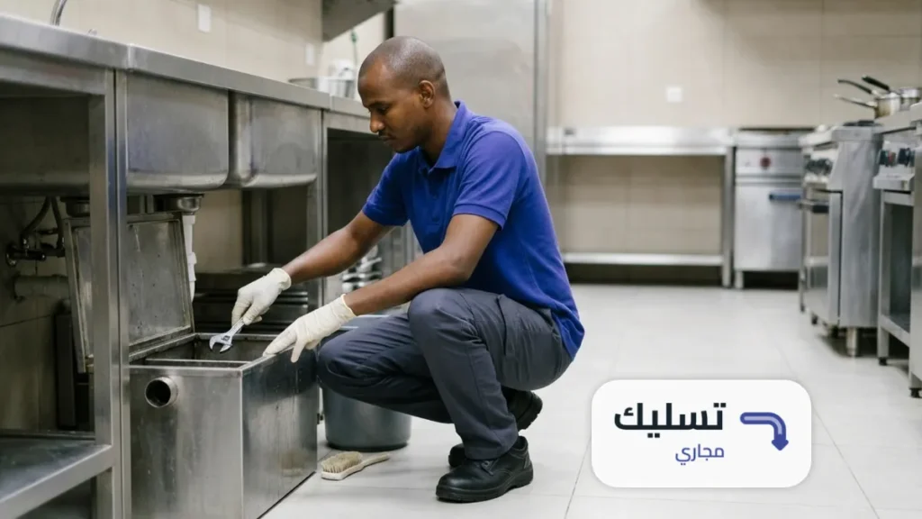 مصيدة الشحوم للمطبخ، كيف تشتغل ومتى تحتاجها وكل كم تنظّفها